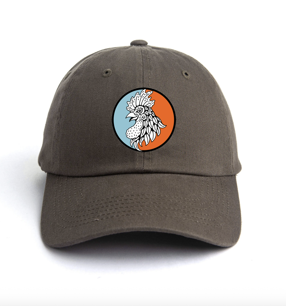 Dad Hat - Round Chicken Embroidered