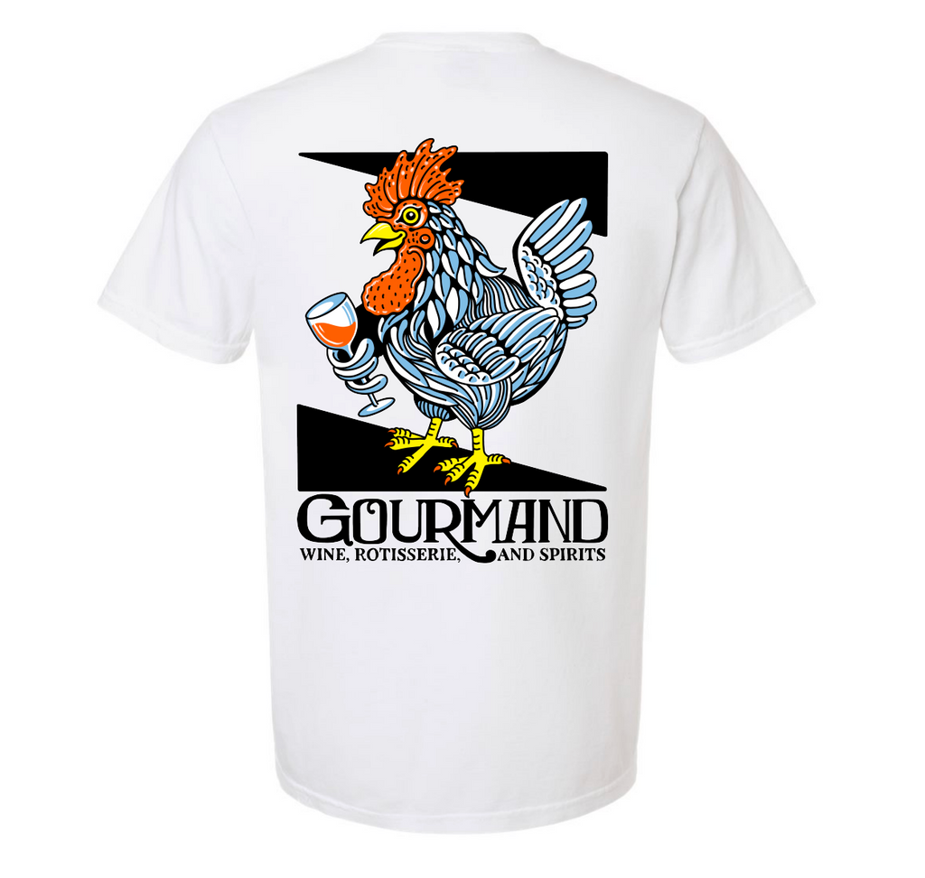 Classic Gourmand Tee w/ Frocket - WHITE